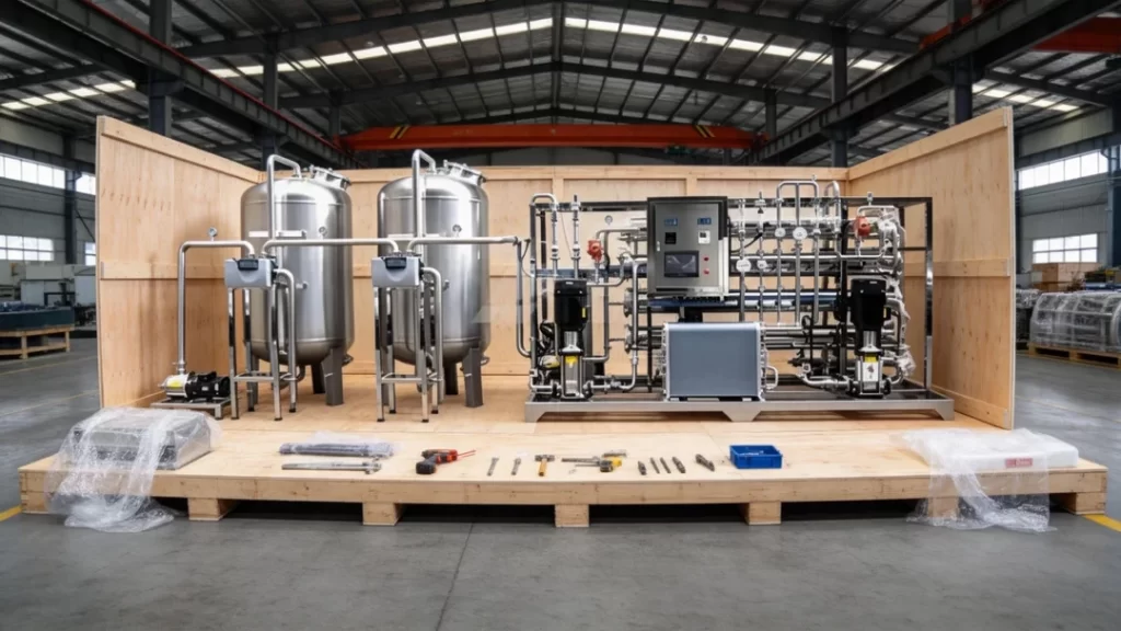 2000LPH EDI Module Water Treatment Long Life Cycle  Packaging and Global Delivery