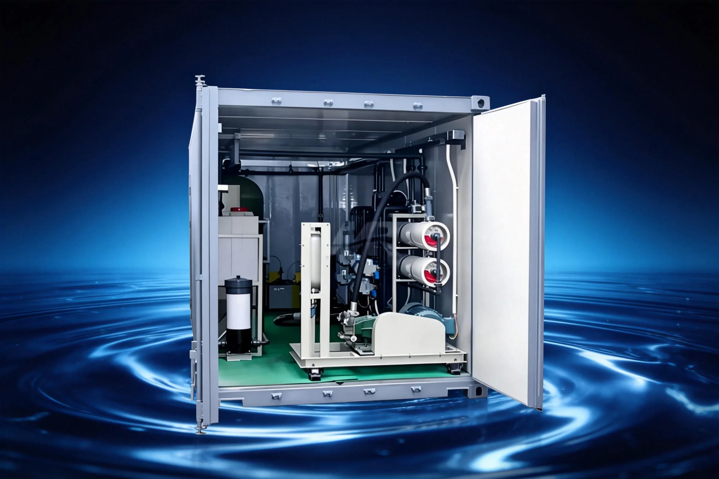 20TH Portable Water Production Containerized UF RO Systems Specifications