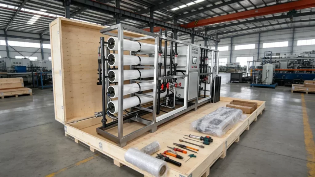 20TH RO Filter System for Borehole Water Treatment  Packaging and Global Delivery