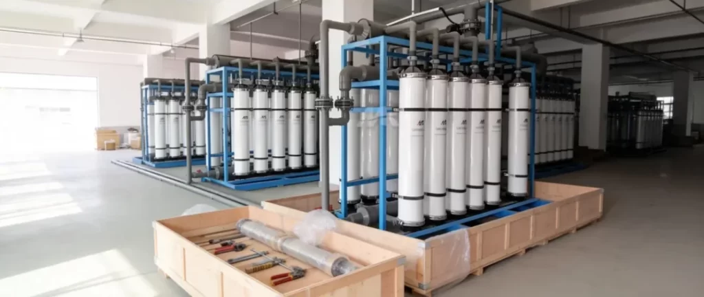 20TH UF System for Turbidity, SS, and COD Removal Packaging and Global Delivery