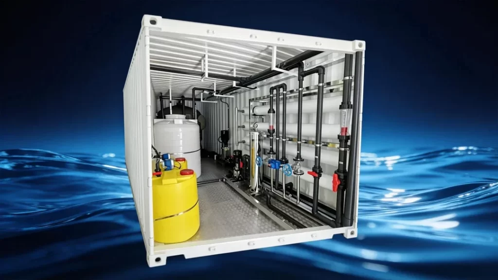 25TH Groundwater Desalination Containerized RO Plant Specifications