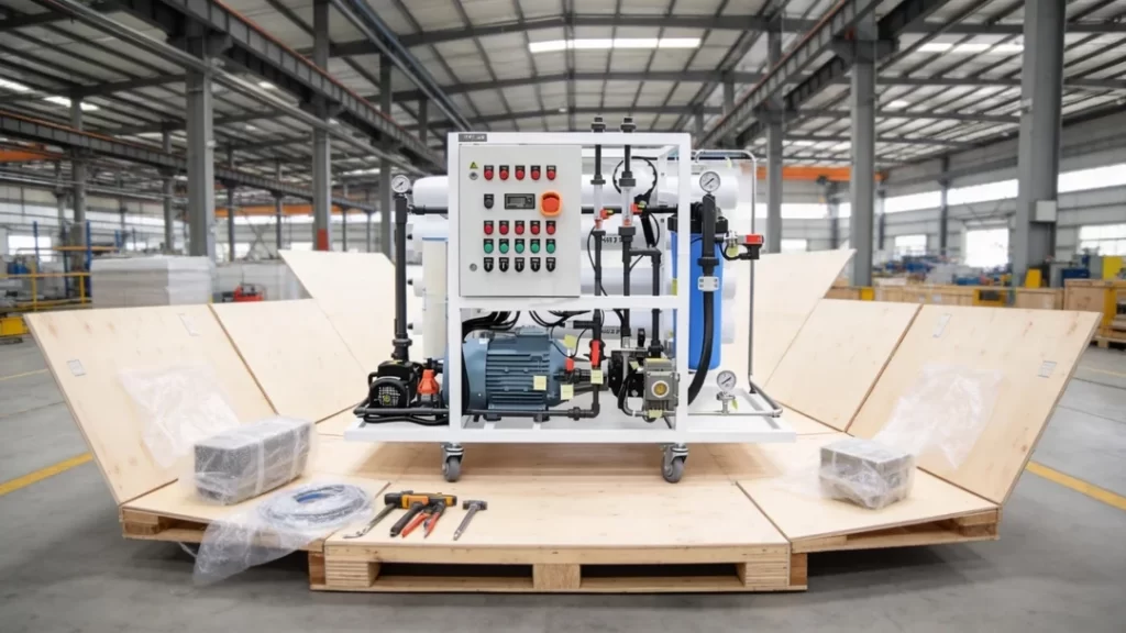 2m3Hour Sea Water Reverse Osmosis Plant for Desalination Packaging and Global Delivery