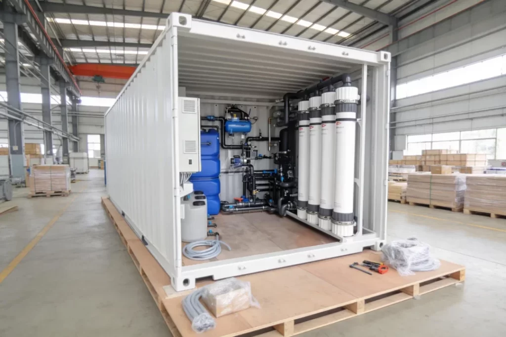 30TH Ultrafiltration Containerized Water Treatment Plant Packaging and Global Delivery
