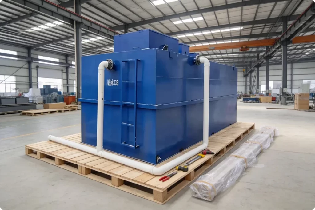 3THour Domestic MBR Wastewater Treatment System Packaging and Global Delivery