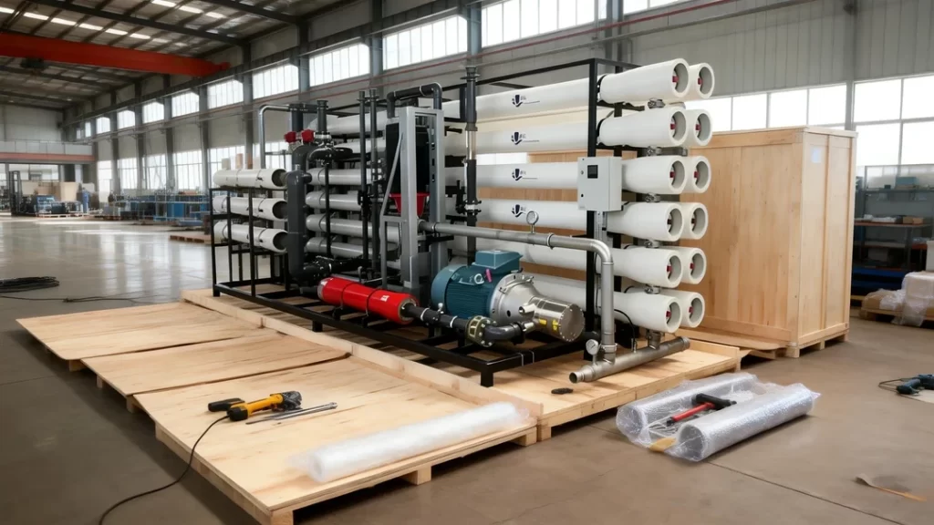45m3H Seawater Desalination Systems with Automated Operation Packaging and Global Delivery