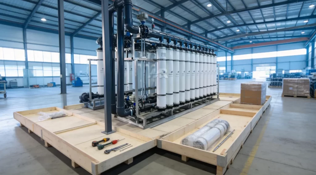 50TH UF Filter for Turbidity, SS, and COD Removal Packaging and Global Delivery