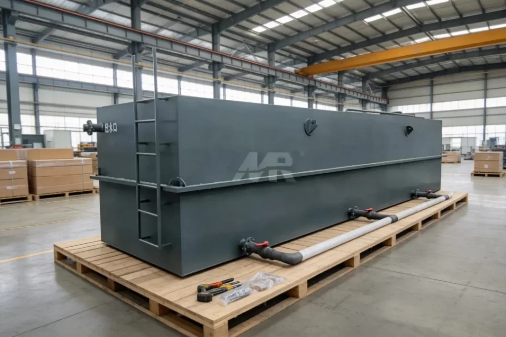 5TH Portable Domestic Wastewater Treatment Plant Packaging and Global Delivery