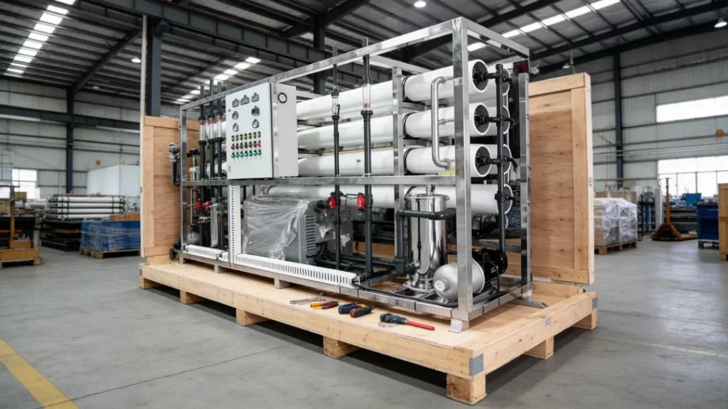 5THour Ultrapure Water Production EDI Water System Packaging and Global Delivery