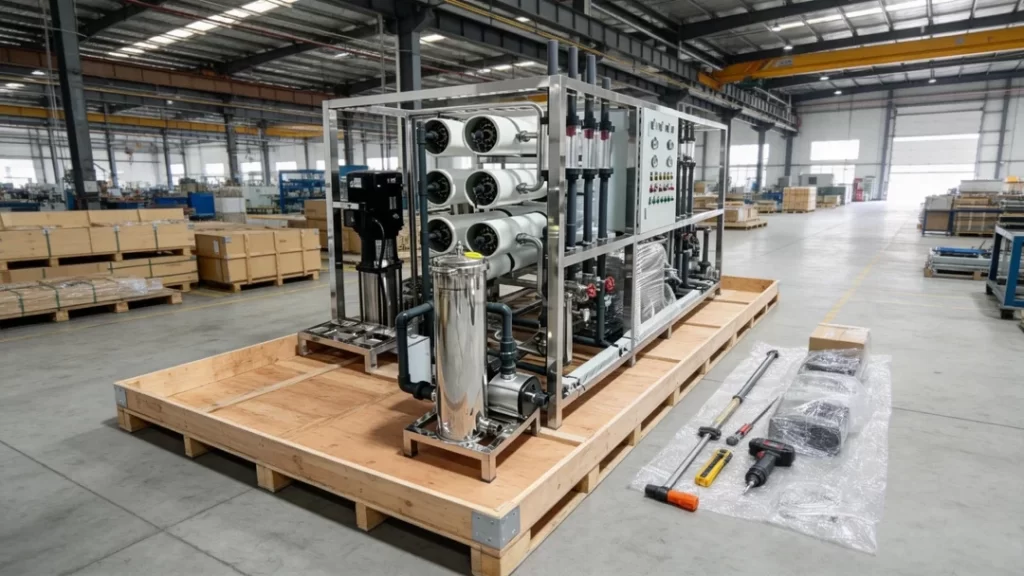 5THour Ultrapure Water Production Electrodeionizat Module Packaging and Global Delivery