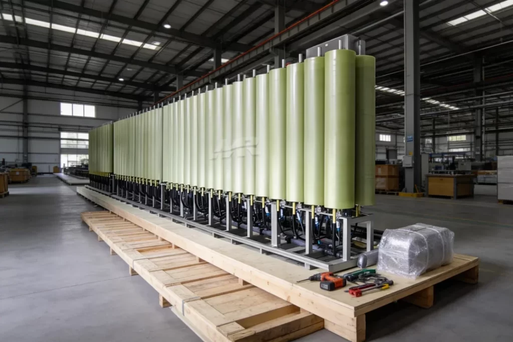 80TD DTRO Landfill Leachate Treatment Equipment  Packaging and Global Delivery