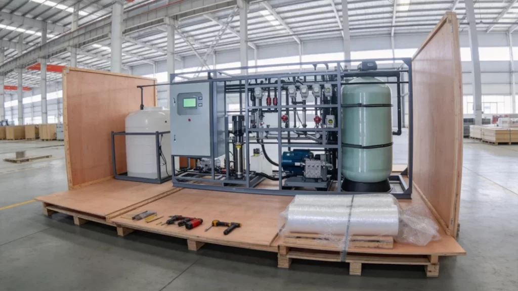 8m3Hour Seawater Desalination System High Efficiency Packaging and Global Delivery